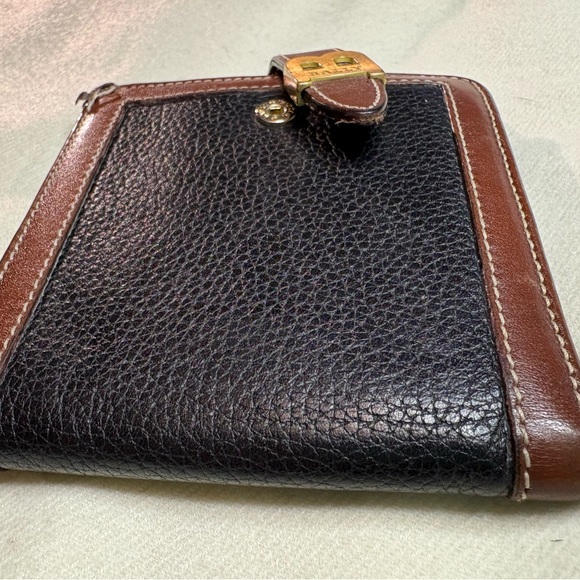 Bally Bifold Black and Brown Leather Wallet. Callout! - Picture 5 of 11